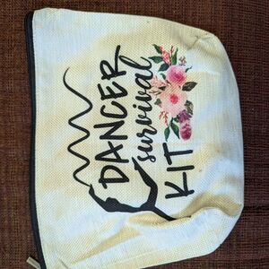 Dancer Survival Kit Makeup Bag Dance Competition Teen Tween Children Travel EUC